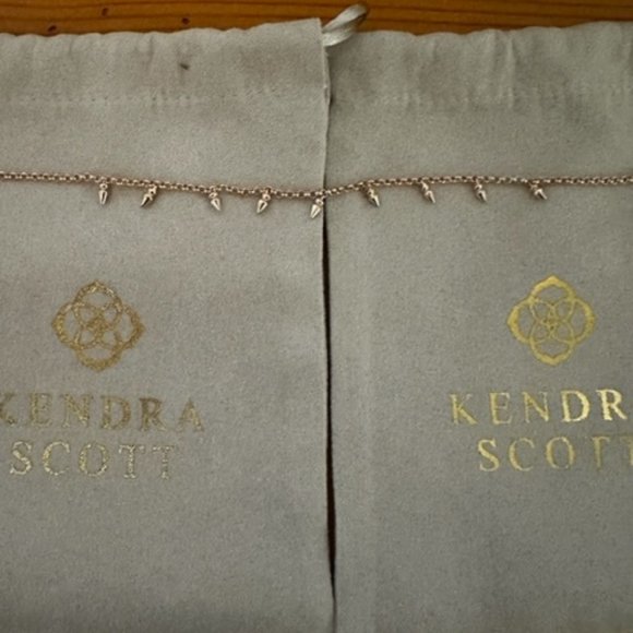 NWT Kendra Scott Rose Gold Addison Choker Necklace - Picture 6 of 10
